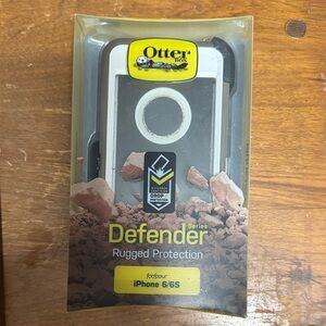 OtterBox Defender Series iPhone 6/6S Case - Gray & White Belt Clip